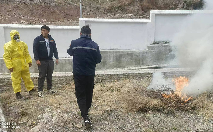 德欽縣污水處理廠(chǎng)應急培訓、實(shí)操演練